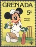 Grenada 1979 Walt Disney 5 CTS Multicolor Scott 955